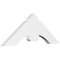 Ekena Millwork Archdale Architectural Grade PVC Gable Bracket, 36"W x 13 1/2"H x 2"D x 6"F, 9/12 Pitch GBP036X14X0206ARC00 - alternate 1